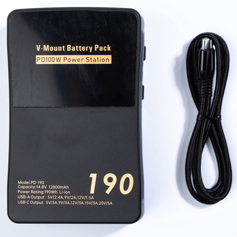 V-Mount PD batteri på 150Wh