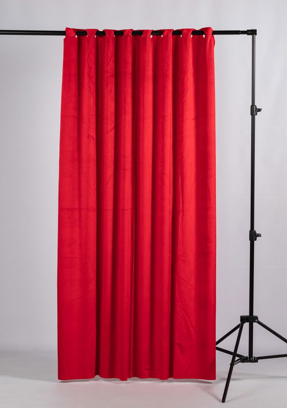 Gardin för produktfoto styling Röd