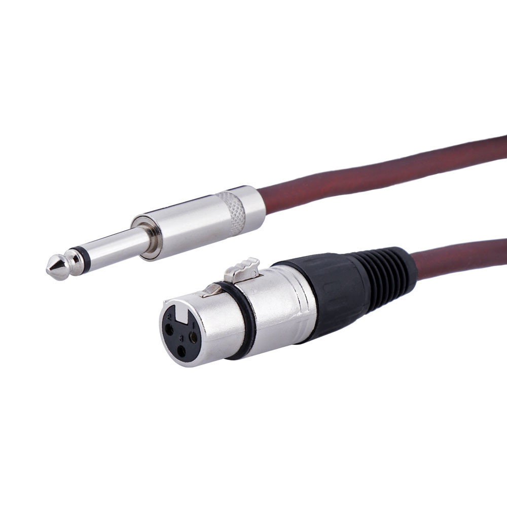 Ljudkabel XLR till 6.3mm (8 meter)