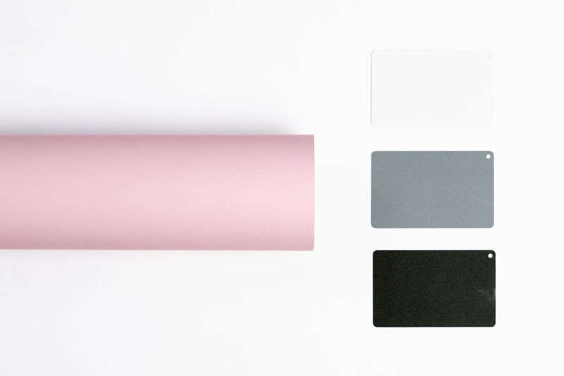 Pappersbakgrund Baby Pink 1.35 x 10 meter