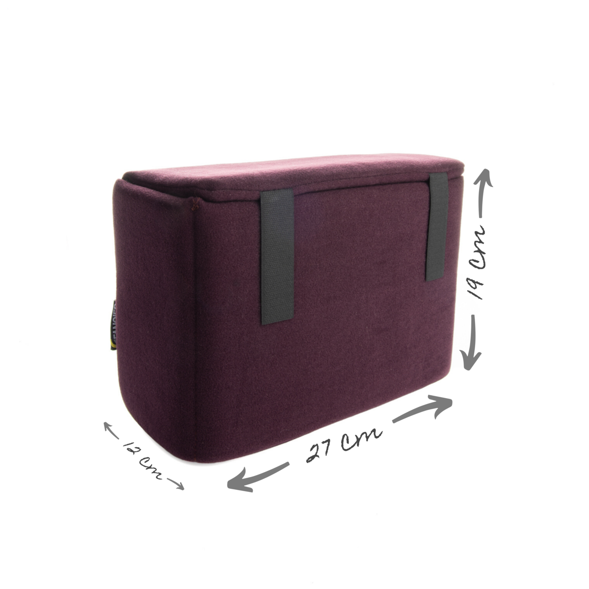 DIY Kameraväska XL (för DSLR + 2-3 objektiv) (Lila)