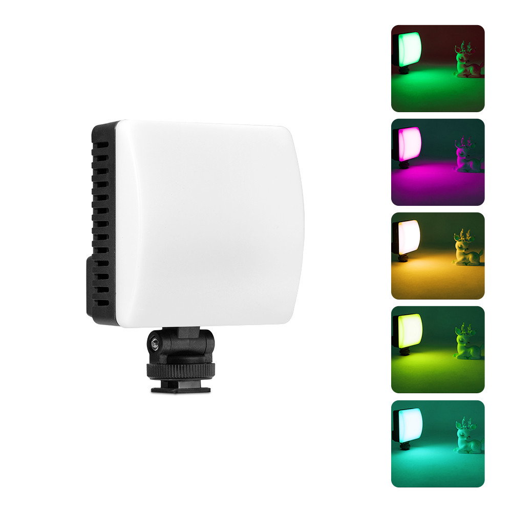 Portabel 10W LED-panel i fickformat med RGB