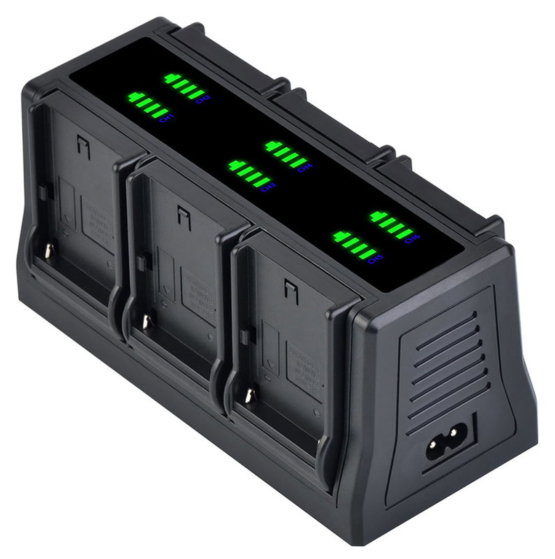 Ladda 6 batterier samtidigt