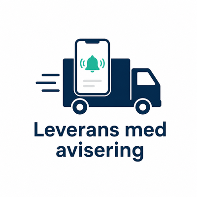 Leverans med avisering
