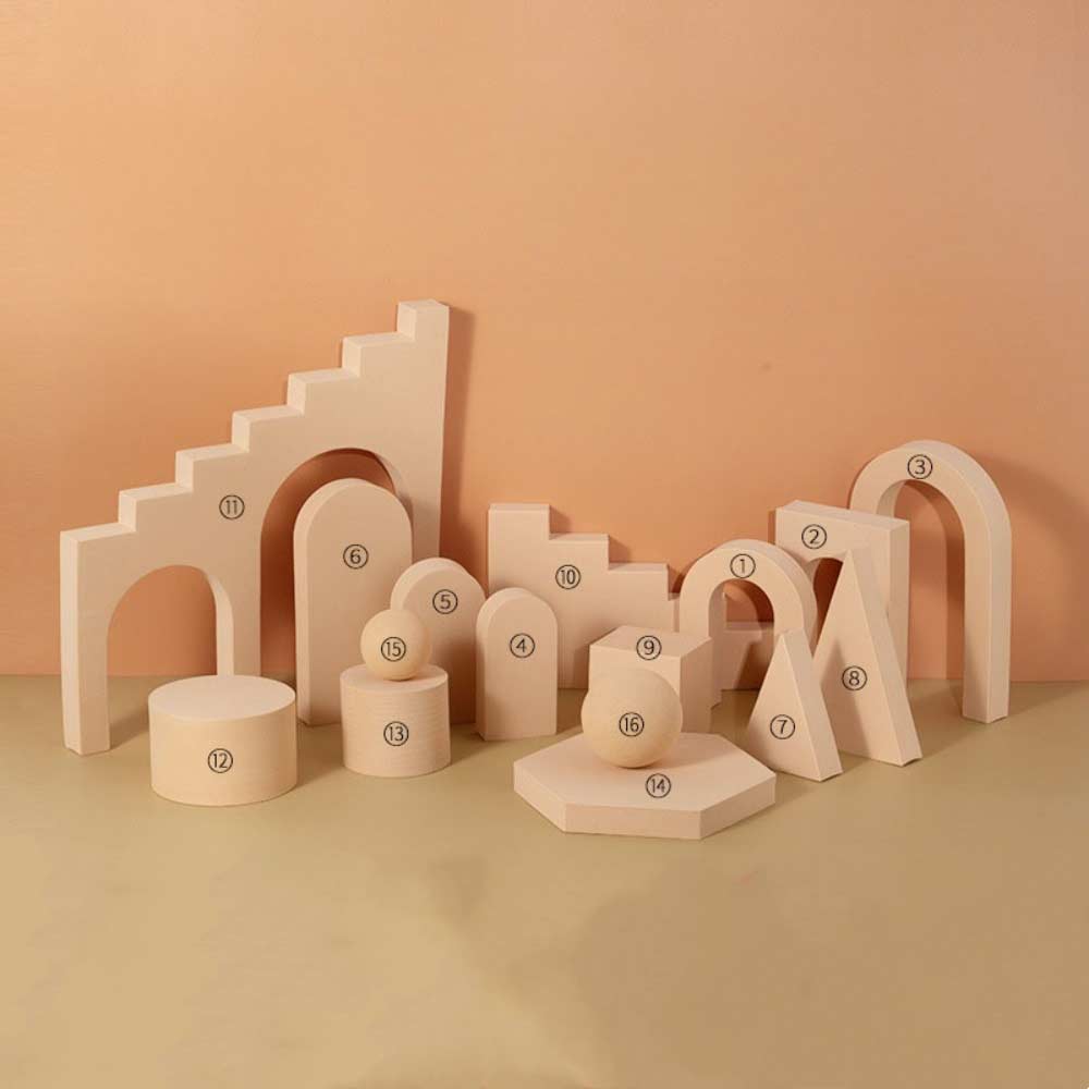 16 Styling props för produktfoto och Instagram (Orange)
