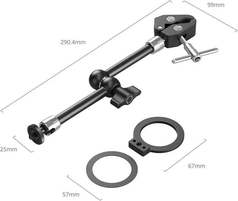 Magic arm med Crab Clamp Kit Mobil Magsafe