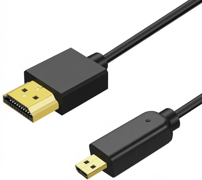 Slim HDMI Kabel (A till D) 150cm