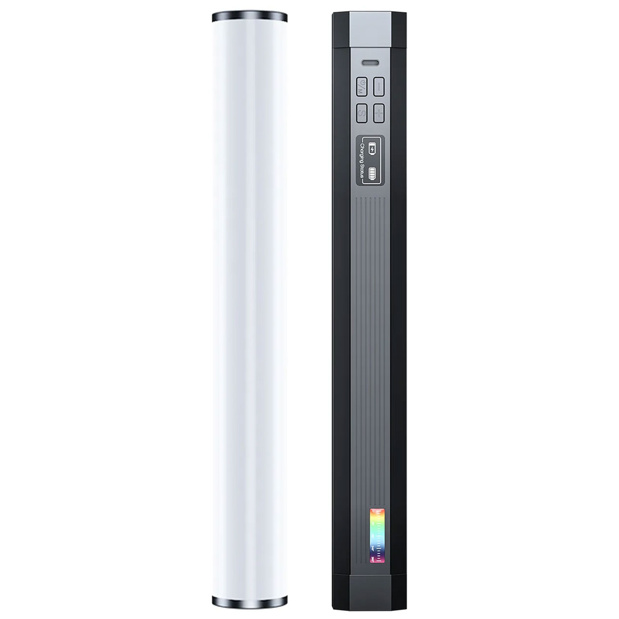 Portabel ljussabel med RGB och ministativ 30 cm