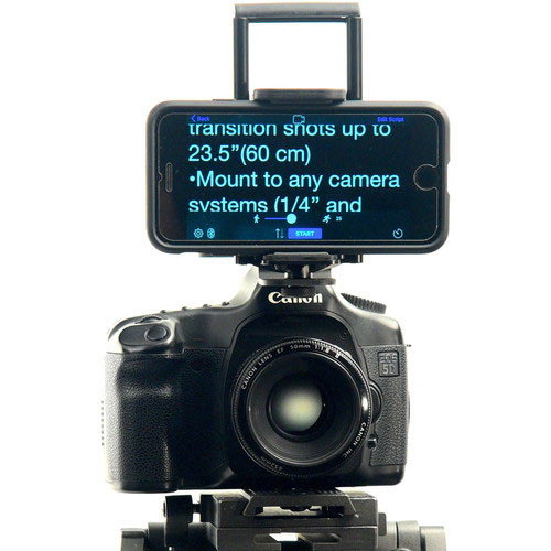 Mini Teleprompter Hållare för iPad och Smartphone