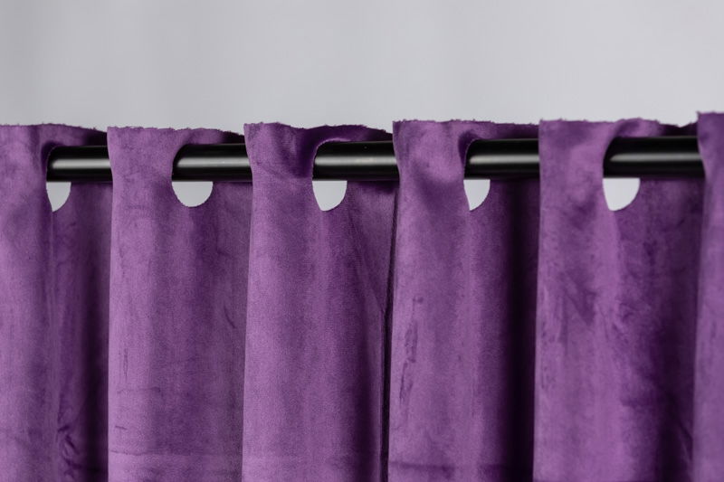 Gardin för produktfoto styling Lila