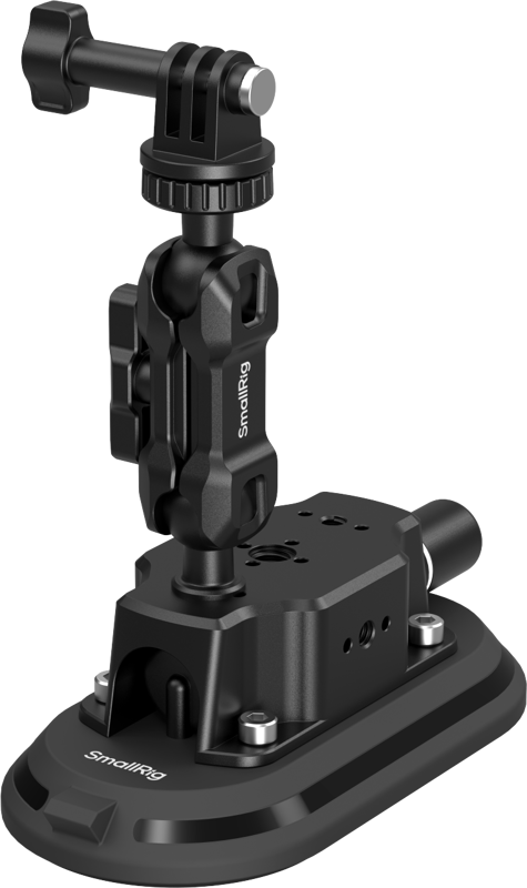 Stabil sugkoppsrigg för actionkameror