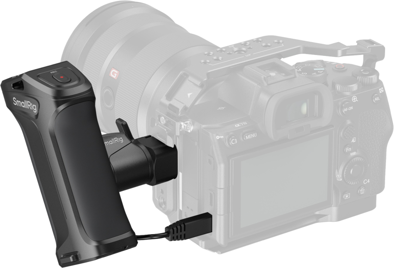 3893 Roterbart Sidohandtag med Trigger REC för vissa Sony Mirrorless Kameror