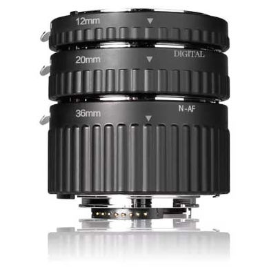 Macroset med autofokus för Nikon F