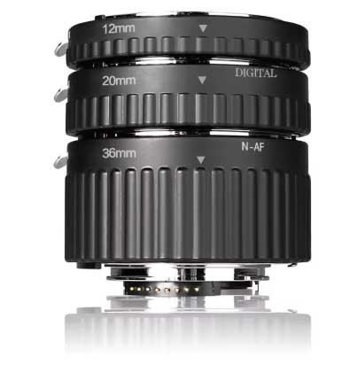 Macroset med autofokus för Nikon F