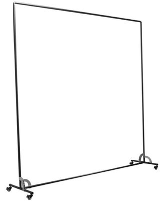 Bakgrundsstativ för events med vit backdrop 2 x 2 meter
