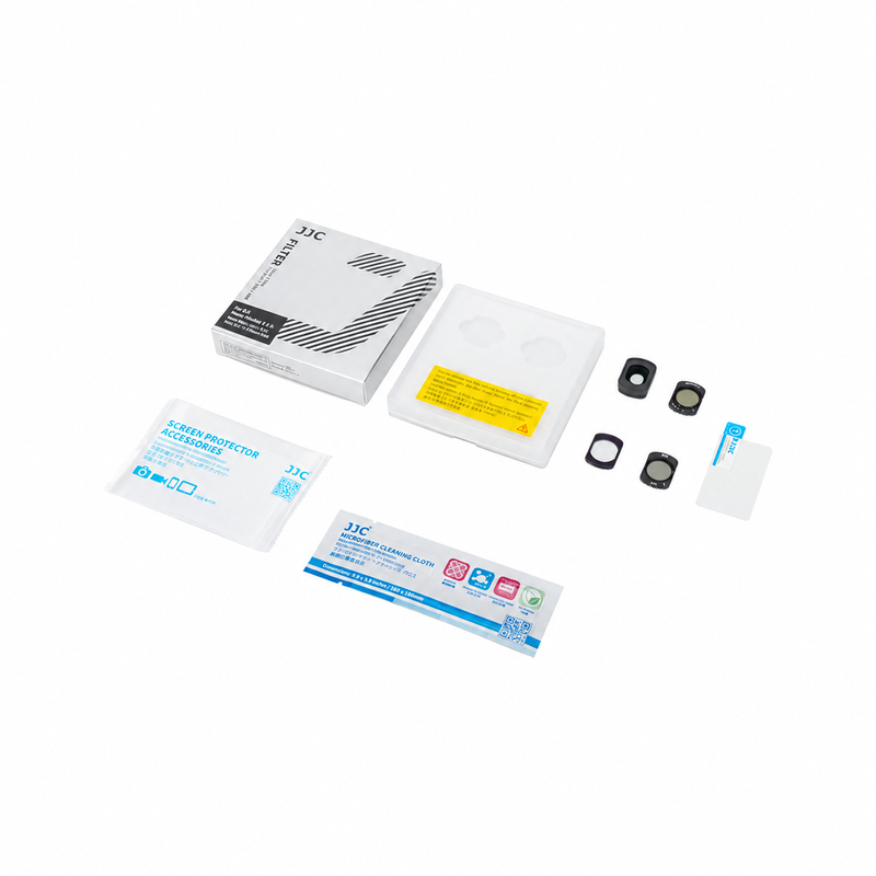 Filterkit med vidvinkellins för DJI Osmo Pocket 4/3 JJC F-PK4WA