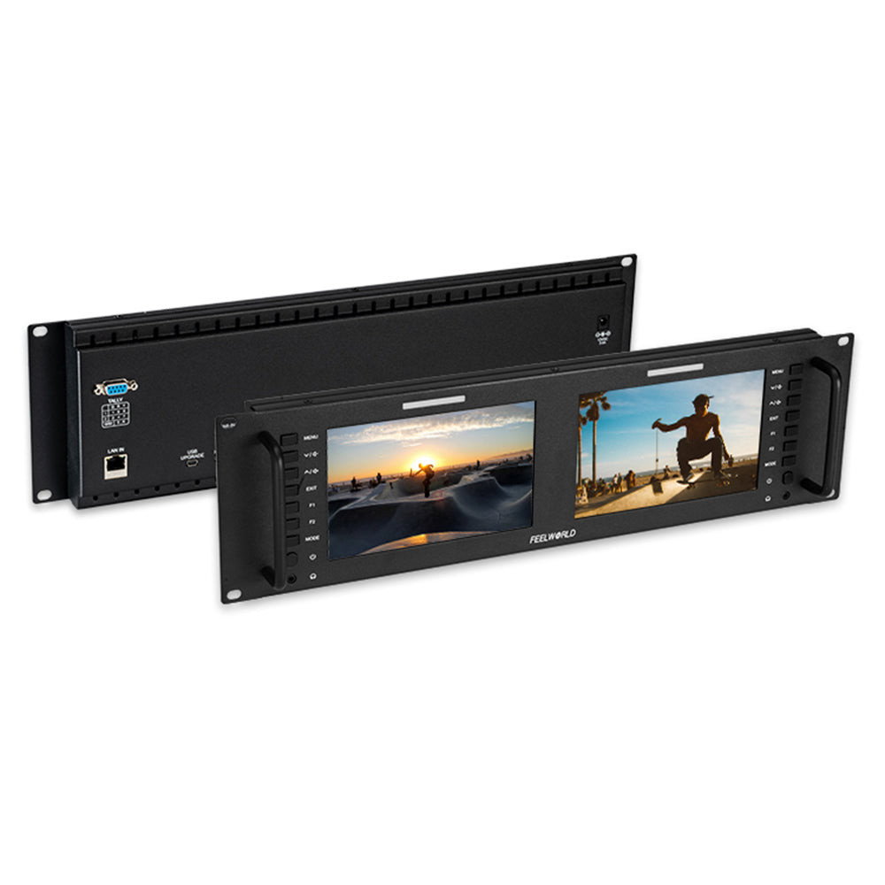 D71 Plus Dubbel monitor 2x7"