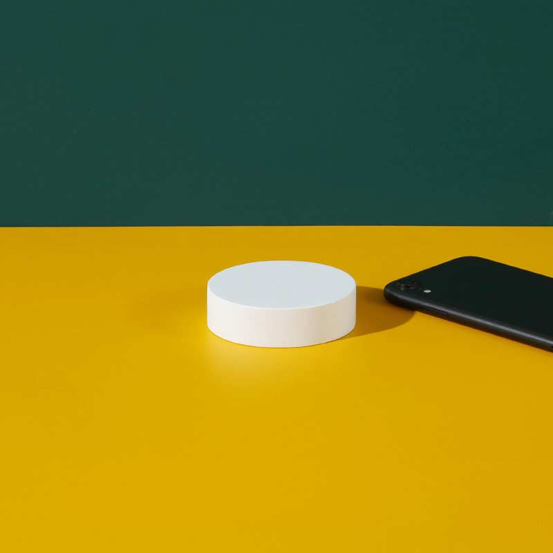 Stylingcylindrar – 4-pack vita cylindrar i plast för produktfotografering