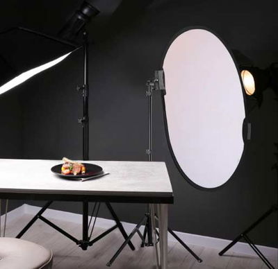 5 i 1 Reflexskärm med handtag och stativfäste 80 cm