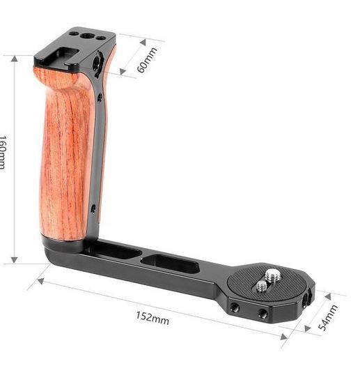 SmallRig Wooden Side Handle for DJI Ronin-S/SC & ZHIYUN CRANE 2S/2/V2 & MOZA Air 2/AirCorss 2 Gimbals BSS2222