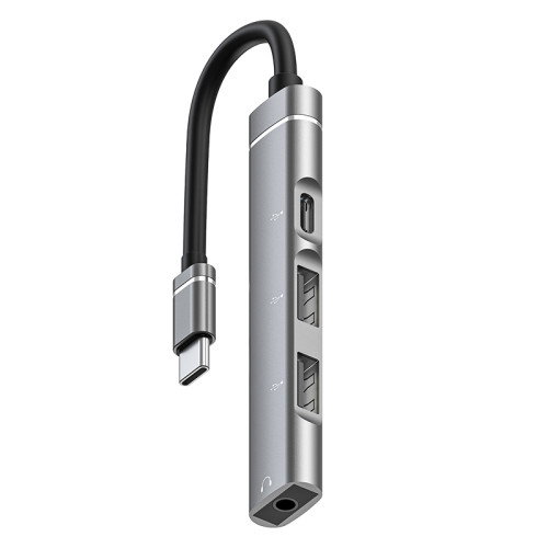 USB-C till 3.5 mm audio, USB-A och USB-C Hub