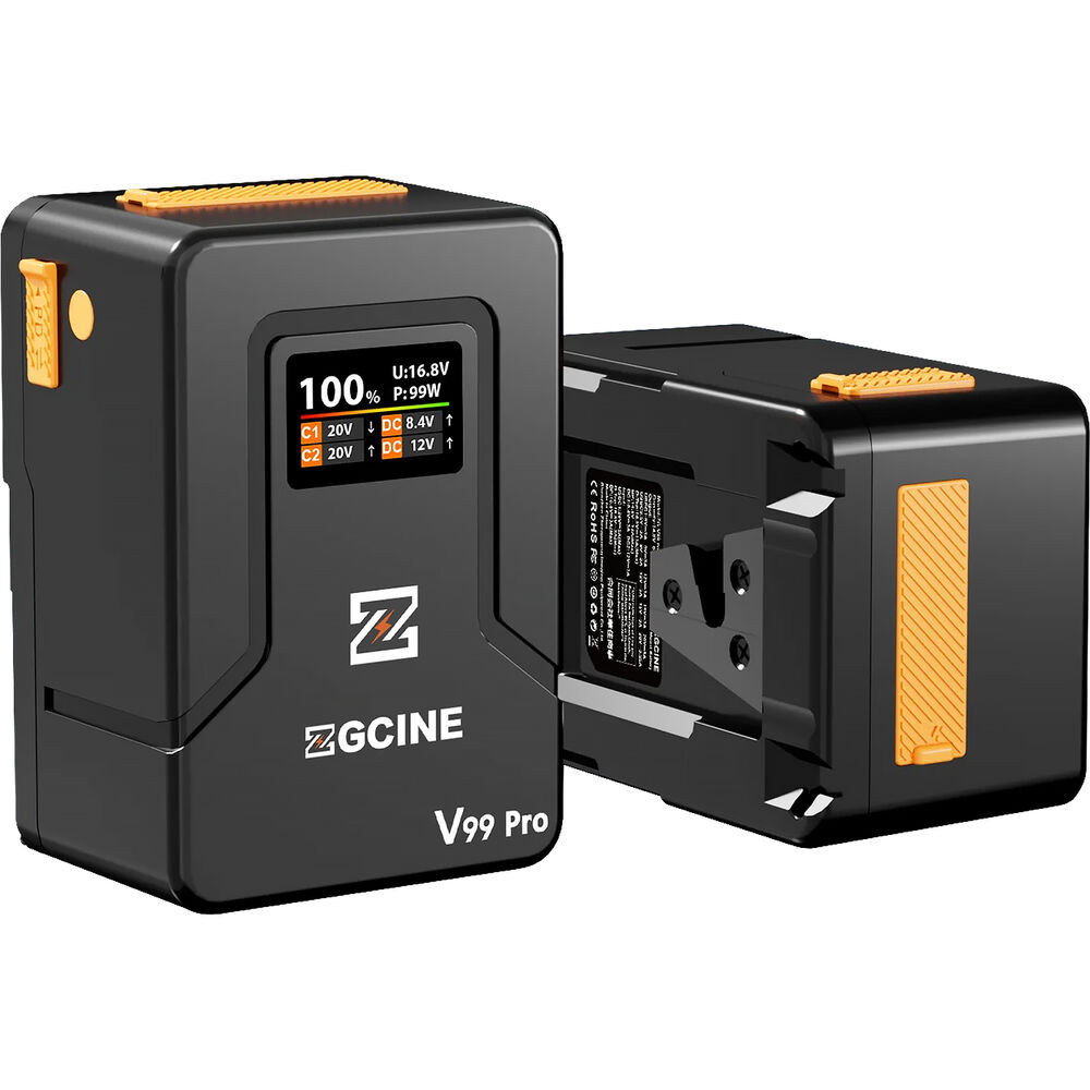ZG-V99 Pro 6400mAh V-Mount Batteri (Orange)