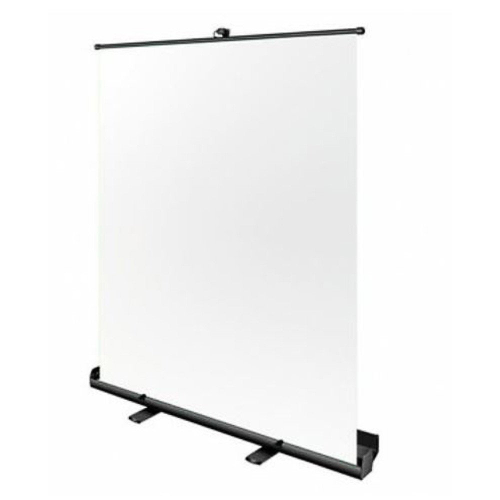 Vit bakgrundsduk rollup 148 x 190 cm