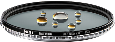Professionellt cirkulärt polarisationsfilter - NiSi True Color CPL