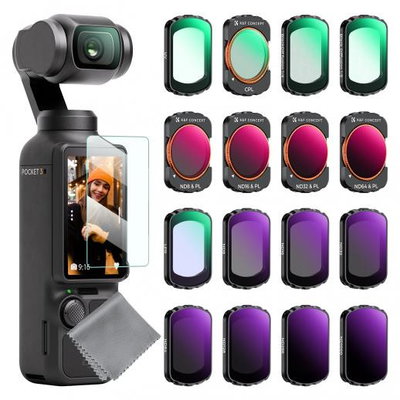 16-pack Filterkit för DJI Osmo Pocket 3 4