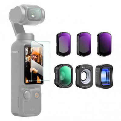 Objektiv- och Filterkit för DJI Osmo Pocket 3 4