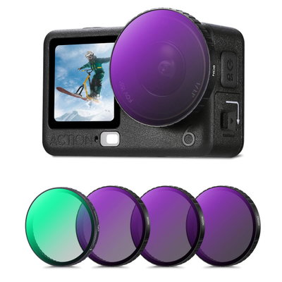 Snap-On CPL & ND Filter Kit för DJI Osmo Action 6 / 5 Pro / 4