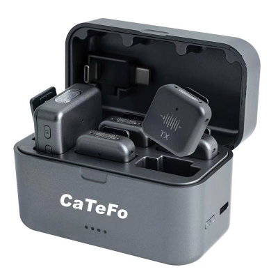 Myggmikrofonkit för iPhone / Android / Spegellös