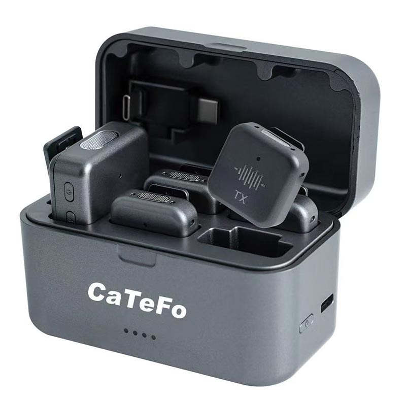 Myggmikrofonkit för iPhone / Android / Spegellös