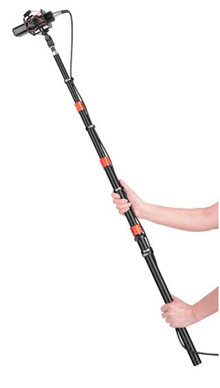 Studiostativ i kolfiber 2.6 meter justerbara ben