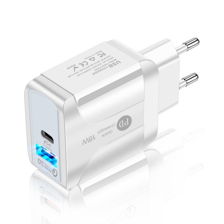 USB-C PD-laddare 18W
