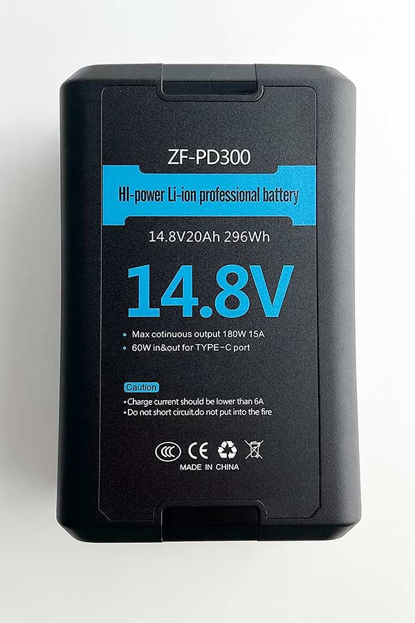 V-Mount PD batteri på 300Wh