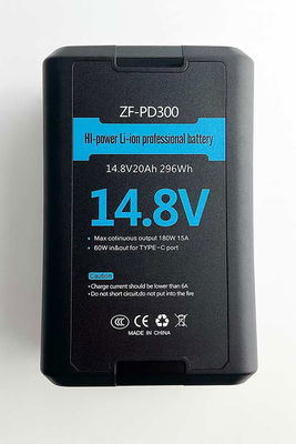 V-Mount PD batteri på 300Wh