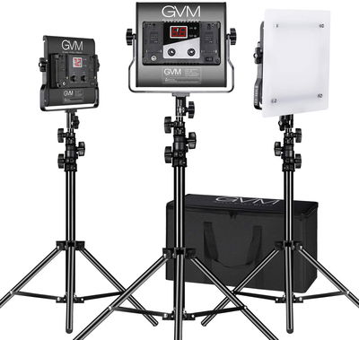 LED-paneler i videokit (3 x 29W)