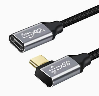 USB-C förlängning hona hane 25cm
