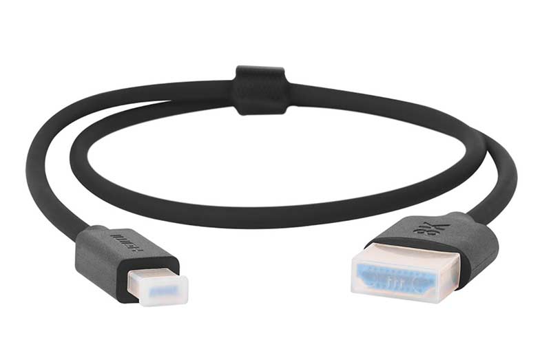 Ultraslim 8K HDMI-kabel 50 cm (A till D)