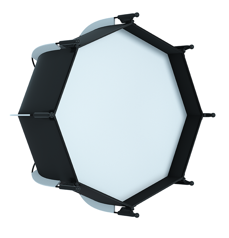 Softbox 30cm med grid för Mini-Bowens