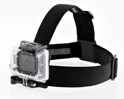 Head Strap Mount för GoPro med fäste framtill