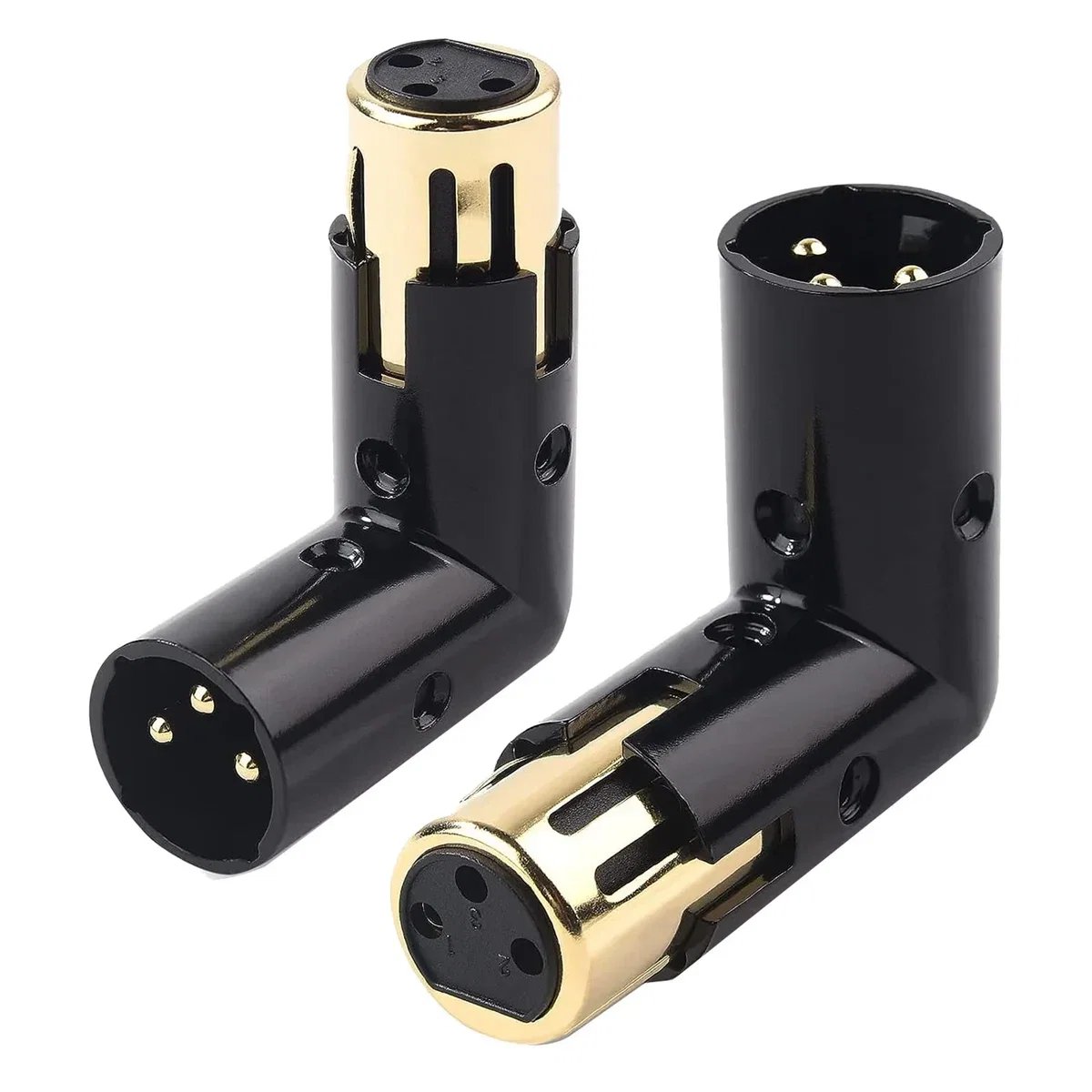 XLR Vinkeladapter
