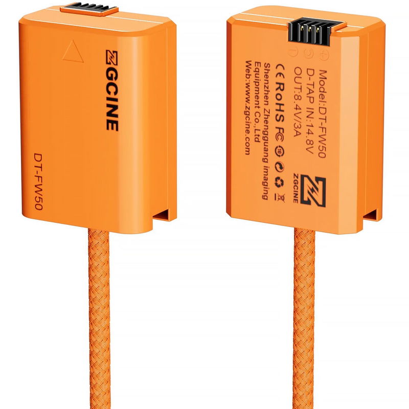 D-Tap till Sony FW-50 Dummy Battery