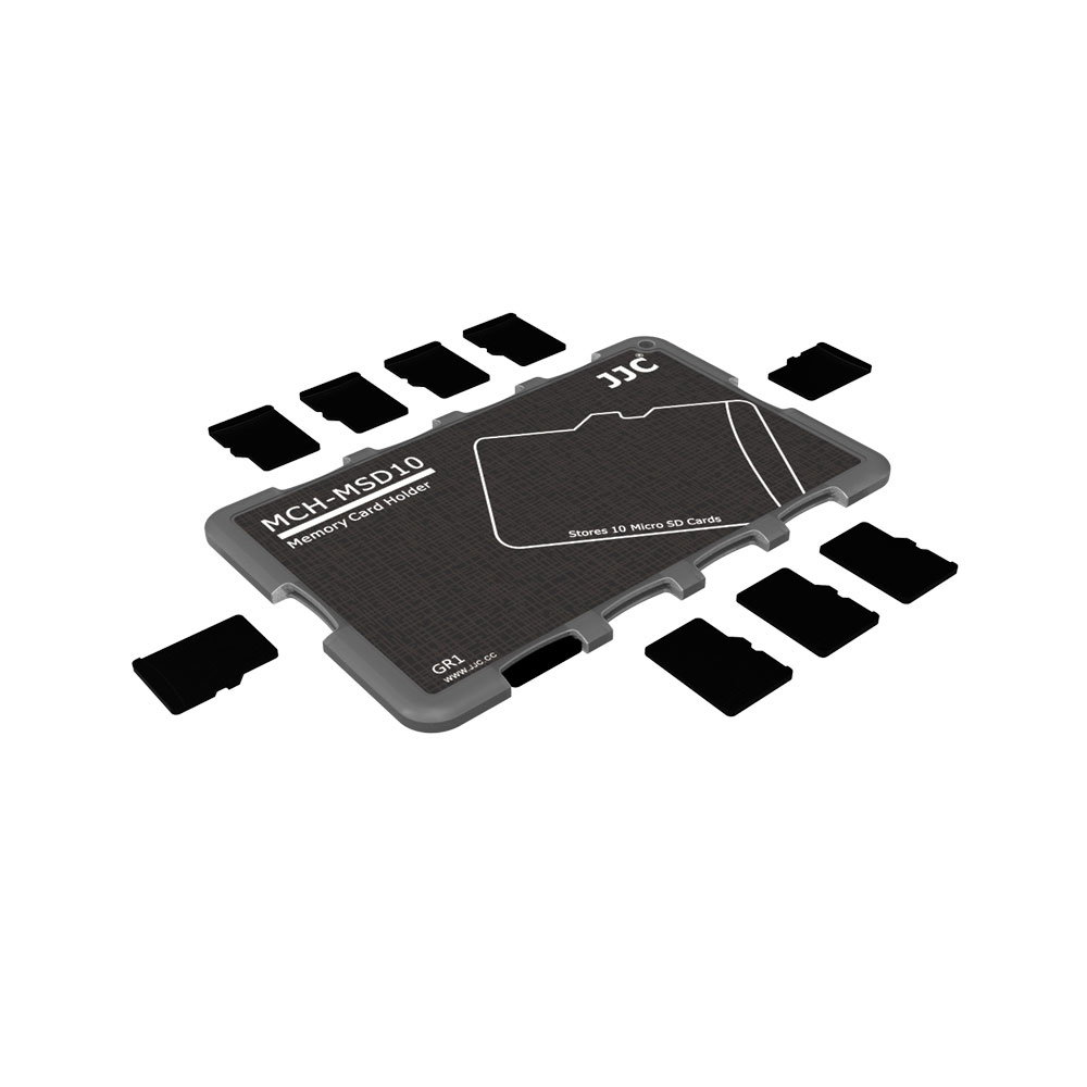 Minneskortsförvaring för plånbok eller nyckelring för 10 st Micro SD