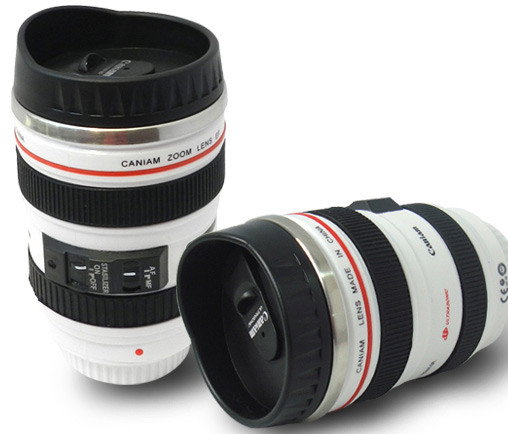 Canon 24-105 objektivmugg (Vit)