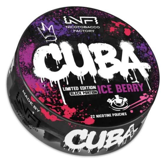 CUBA Limited Edition Black Portion Ice Berry