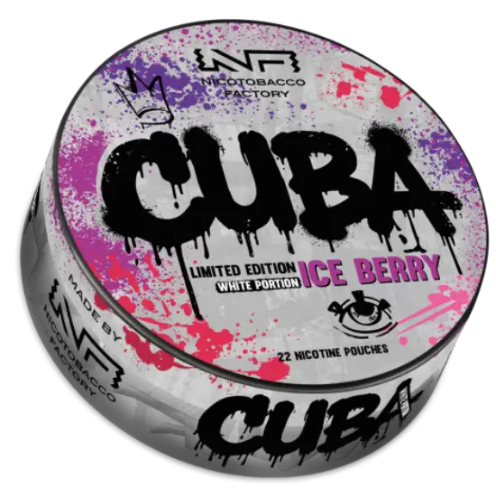 CUBA Limited Edition White Portion Ice Berry