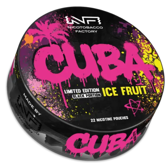 CUBA Limited Edition Black Portion Ice Fruit