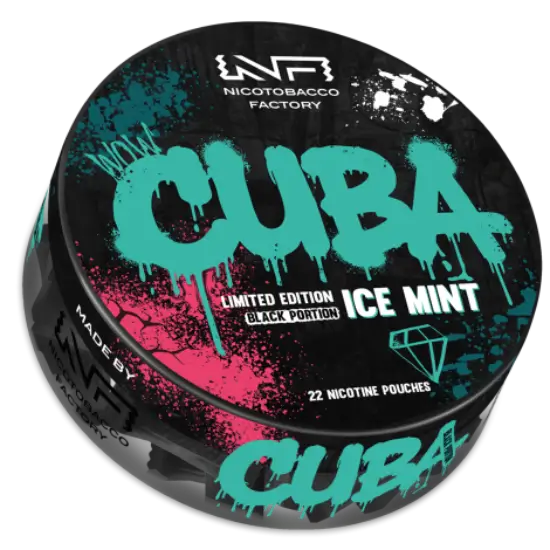 CUBA Limited Edition Black Portion Ice Mint